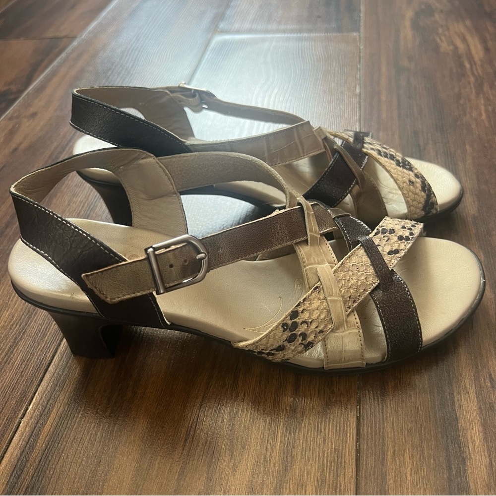 Munro American Leather Sandals – Women’s Size 7 – Comfort Heel - Picture 9 of 12